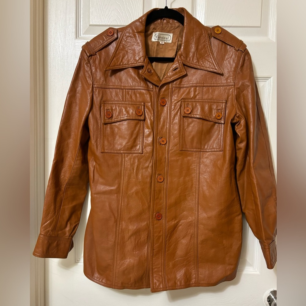 Vintage Carnival Leather Jacket 70’s